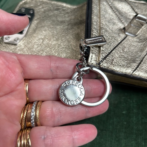 Rebecca Minkoff mini metallic leather wallet - Picture 4 of 9